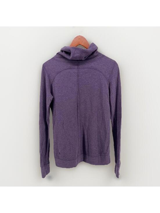 Tops - Lululemon Y2K In A Cinch Reversible Pullover Purple Striped Long Sleeve Womens